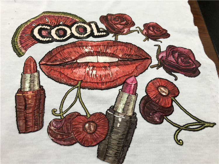 刺绣发泡烫画(图1)